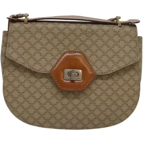 Pre-owned Canvas celine-bags , female, Sizes: ONE SIZE - Celine Vintage - Modalova