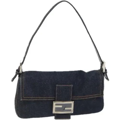 Pre-owned Canvas shoulder-bags , female, Sizes: ONE SIZE - Fendi Vintage - Modalova