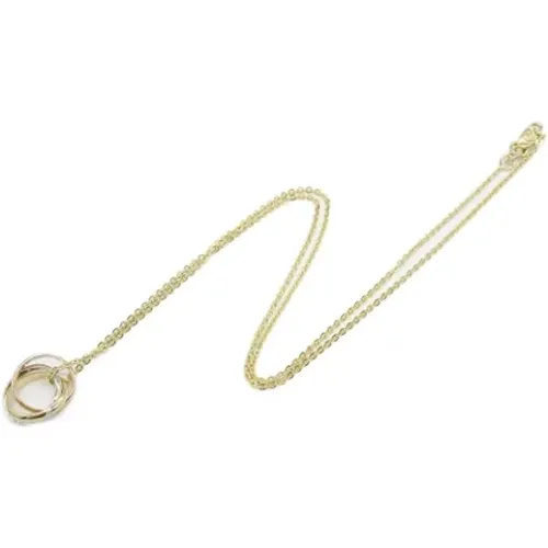 Pre-owned Jewellery, female, , Size: ONE SIZE Pre-owned Rose Gold necklaces - Cartier Vintage - Modalova