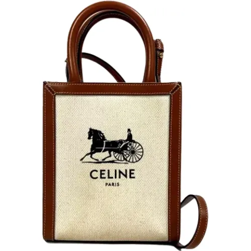 Pre-owned Mini Bags, female, , Size: ONE SIZE Pre-owned Canvas celine-bags - Celine Vintage - Modalova