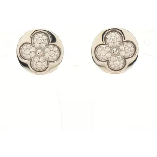 Pre-owned Pearl earrings , female, Sizes: ONE SIZE - Louis Vuitton Vintage - Modalova