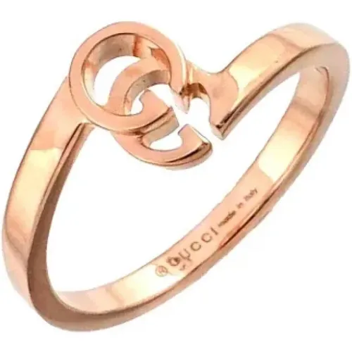 Pre-owned Rose Gold rings , female, Sizes: ONE SIZE - Gucci Vintage - Modalova