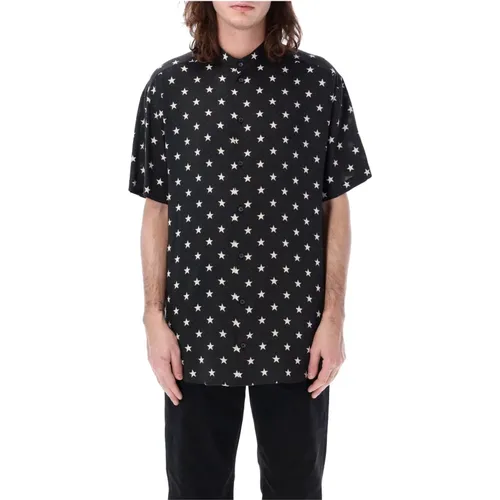 Star Bowling Shirt,Hemd mit Sternen-Print - Balmain - Modalova