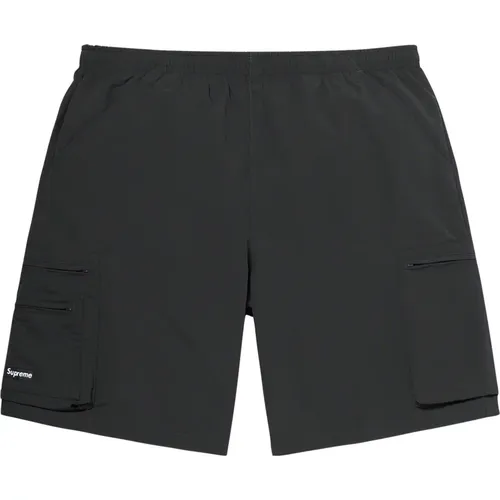 Schwarze Cargo Wasser Shorts Limited Edition - Supreme - Modalova