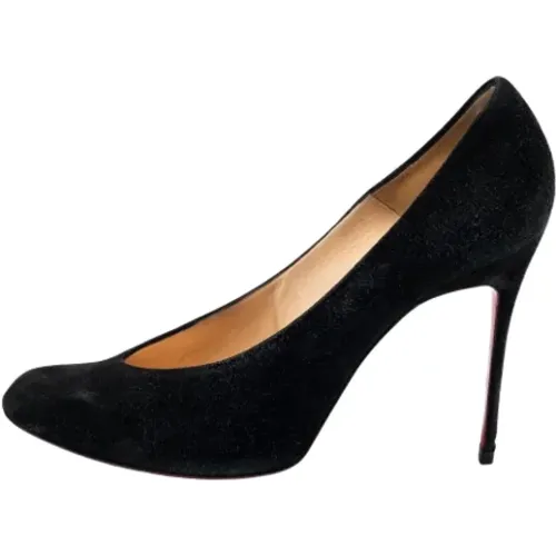 Pre-owned Wildleder heels , Damen, Größe: 39 1/2 EU - Christian Louboutin Pre-owned - Modalova