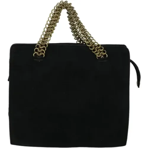 Pre-owned Tote Bags, female, , Size: ONE SIZE Pre-owned Suede prada-bags - Prada Vintage - Modalova