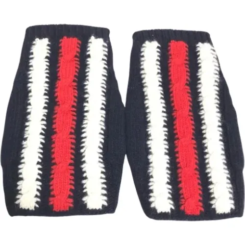Pre-owned Accessories, female, , Size: ONE SIZE Pre-owned Wool gloves - Gucci Vintage - Modalova