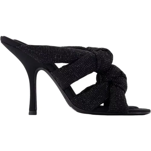 Heeled Mules, female, , Size: 6 US 105mm Nylon Sandals - alexander wang - Modalova