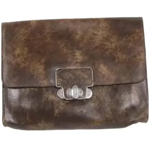 Pre-owned Clutches, female, , Size: ONE SIZE Pre-owned Leather wallets - Chloé Pre-owned - Modalova