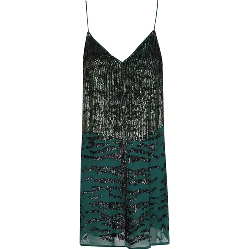 Grünes Zebra Kleid , Damen, Größe: XS - pinko - Modalova