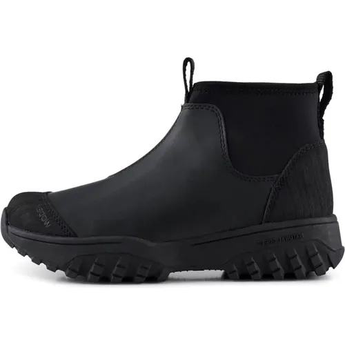 Waterproof Low Boot with Fish Leather Detail , female, Sizes: 4 UK, 6 UK - Woden - Modalova
