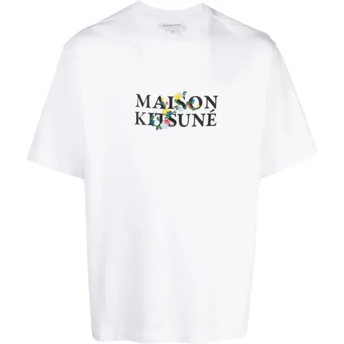 Oversize TEE , male, Sizes: S - Maison Kitsuné - Modalova