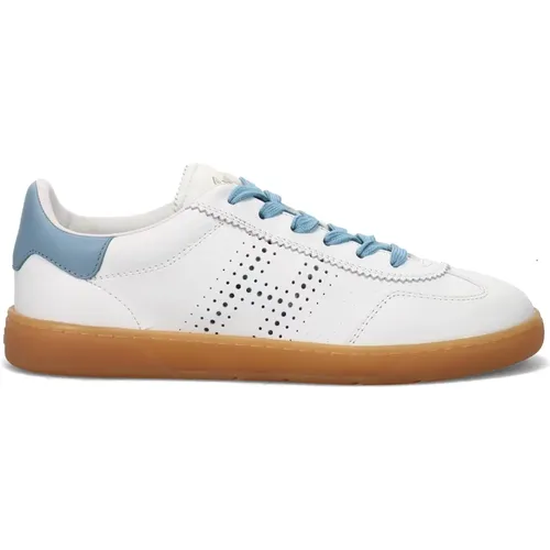 Stylische Damen Leder Sneakers , Damen, Größe: 37 EU - Hogan - Modalova