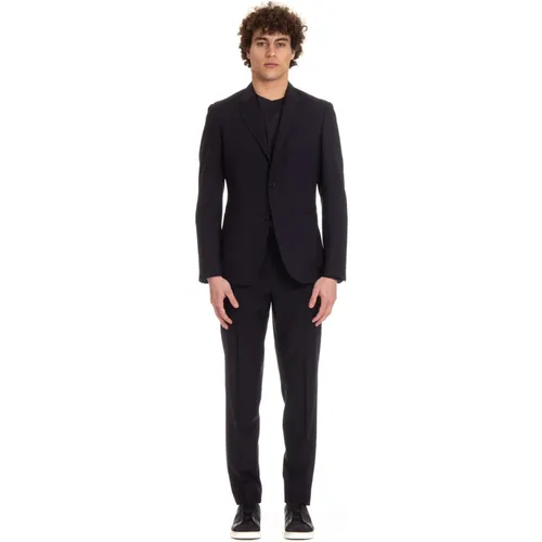 Single Breasted Suits, male, , Size: XL Wool Dress Techmerino™ - Ermenegildo Zegna - Modalova