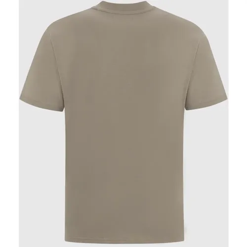 Wüsten-Mirage Braun T-Shirt Herren , Herren, Größe: L - Pure Path - Modalova