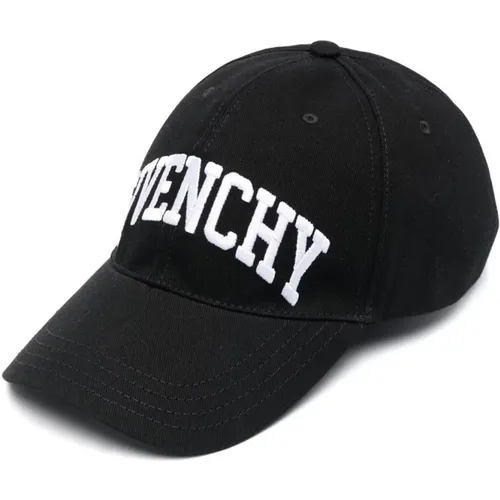 Caps, male, , Size: ONE SIZE Embroidered Logo Curved Cap - Givenchy - Modalova