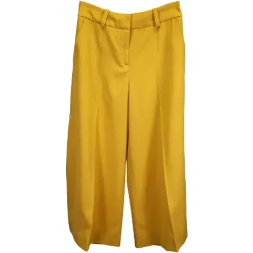 Pre-owned Polyester bottoms , female, Sizes: XS - Oscar De La Renta Pre-owned - Modalova