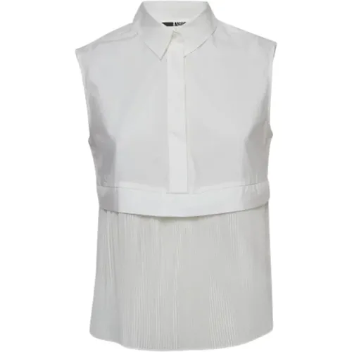 Pre-owned Shirts & Blouses, female, , Size: S Pre-owned Cotton tops - Alexander McQueen Pre-owned - Modalova