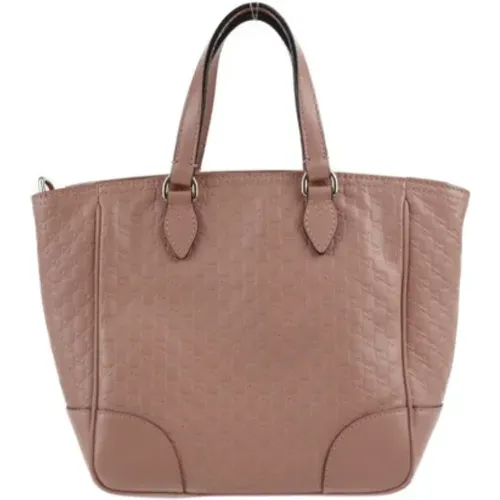 Pre-owned Tote Bags, female, , Size: ONE SIZE Pre-owned Leather totes - Gucci Vintage - Modalova