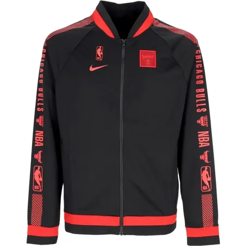 Bomber Jackets, male, , Size: XL Chicago Bulls Courtside Dri-fit Jacket - Nike - Modalova