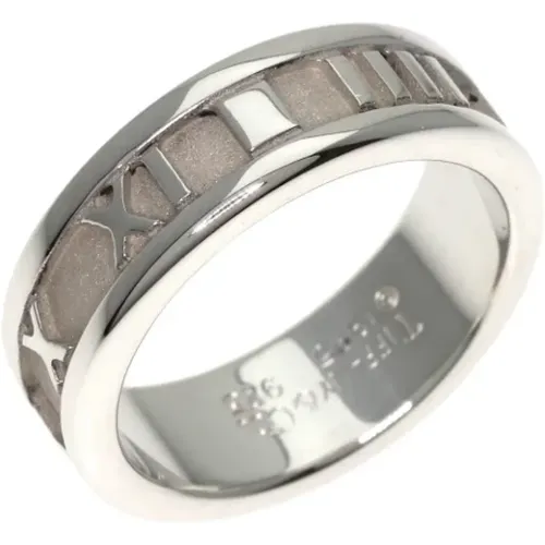 Pre-owned Jewellery, female, , Size: ONE SIZE Pre-owned Silver rings - Tiffany & Co. Pre-owned - Modalova