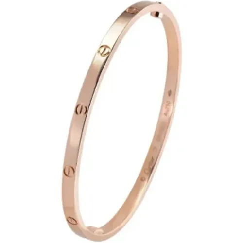 Pre-owned Jewellery, female, , Size: ONE SIZE Pre-owned Rose Gold bracelets - Cartier Vintage - Modalova