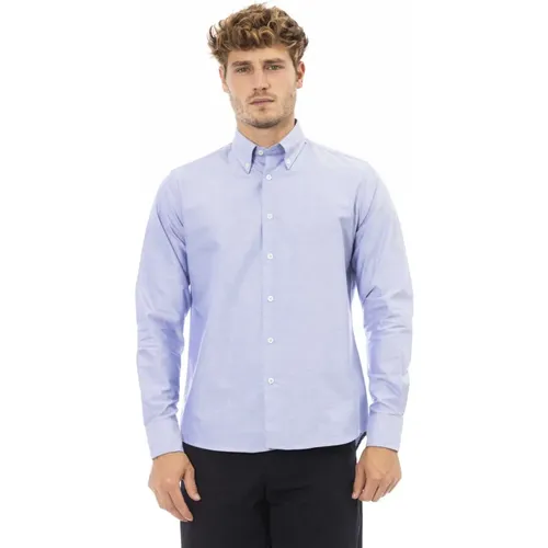 Button-down Shirt Oxford Style , male, Sizes: 4XL, 3XL, 5XL, L, XL, 2XL - Baldinini - Modalova