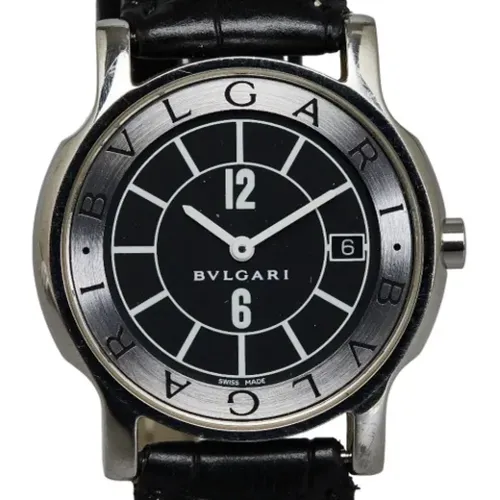 Pre-owned Stainless Steel watches , female, Sizes: ONE SIZE - Bvlgari Vintage - Modalova