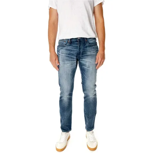 Klassische Straight Fit Jeans mit niedriger Leibhöhe , Herren, Größe: W31 L34 - Denham - Modalova