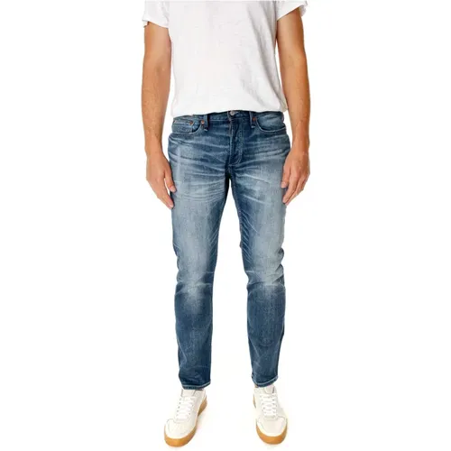 Klassische Straight Fit Jeans mit niedriger Leibhöhe , Herren, Größe: W33 L30 - Denham - Modalova