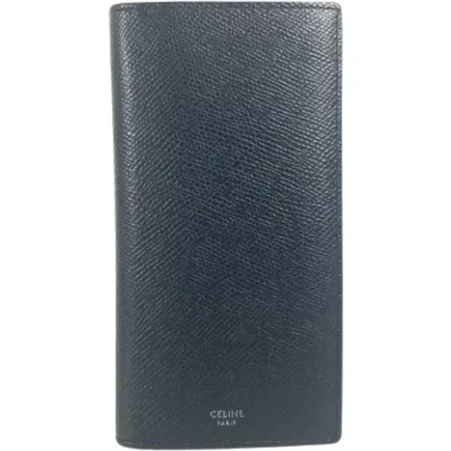 Pre-owned Wallets, male, , Size: ONE SIZE Pre-owned Leather wallets - Celine Vintage - Modalova