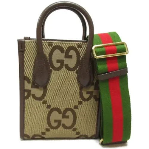 Pre-owned Tote Bags, female, , Size: ONE SIZE Pre-owned Leather gucci-bags - Gucci Vintage - Modalova