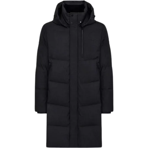 Parkas, male, , Size: L Dark Grey Aron Parma Parka - Duno - Modalova