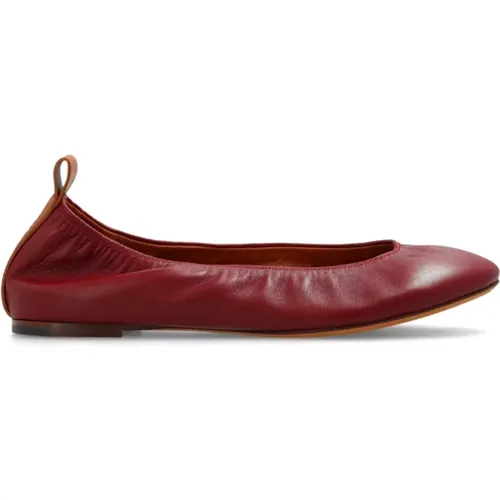 Leather ballet flats , female, Sizes: 6 UK, 3 UK - Lanvin - Modalova