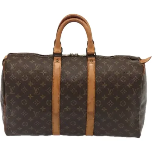 Pre-owned Weekend Bags, female, , Size: ONE SIZE Pre-owned Canvas travel-bags - Louis Vuitton Vintage - Modalova