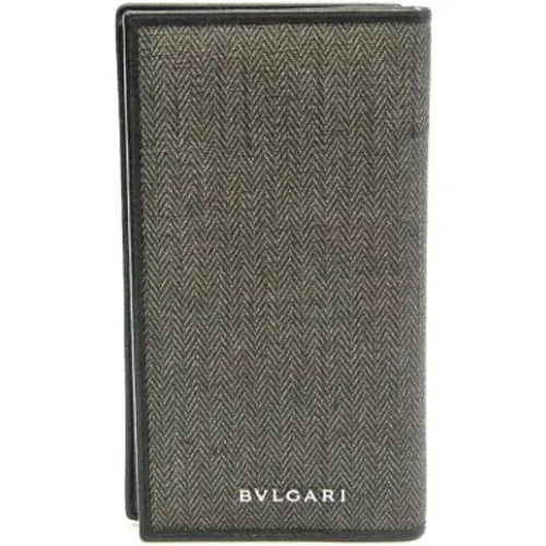 Pre-owned Wallets, female, , Size: ONE SIZE Pre-owned Leather wallets - Bvlgari Vintage - Modalova