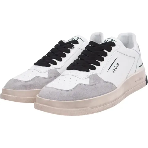 Tweener Low Leder/Suede Sneakers - Weiß/Grau - Ghoud - Modalova