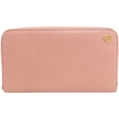 Pre-owned Leather wallets , female, Sizes: ONE SIZE - Gucci Vintage - Modalova