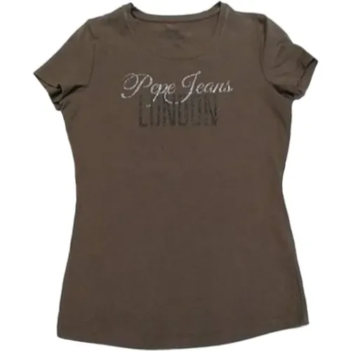 T-Shirts, female, , Size: XS Crew Neck T-Shirt - Pepe Jeans - Modalova