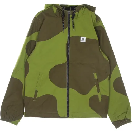 Rain Jackets, male, , Size: M Camo Men's Jacket Lightweight Windproof Waterproof - Element - Modalova