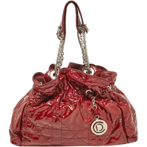 Pre-owned Bucket Bags, female, , Size: ONE SIZE Pre-owned Leather totes - Dior Vintage - Modalova