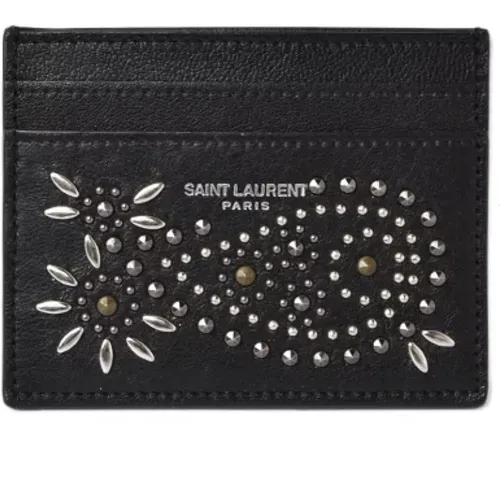 Pre-owned Wallets, female, , Size: ONE SIZE Pre-owned Leather wallets - Yves Saint Laurent Vintage - Modalova