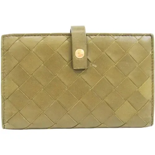 Pre-owned Wallets, female, , Size: ONE SIZE Pre-owned Leather wallets - Bottega Veneta Vintage - Modalova