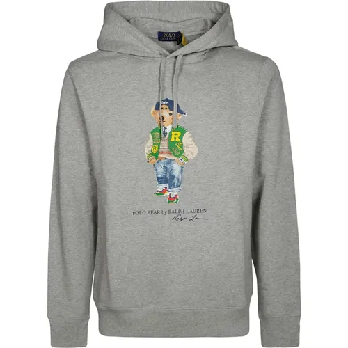 Bear Hoodie Sweatshirt , male, Sizes: XL, S, L, M - Ralph Lauren - Modalova