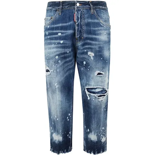 Elegant Boot-Cut Jeans for Men , male, Sizes: M, L - Dsquared2 - Modalova