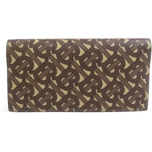 Pre-owned Wallets, female, , Size: ONE SIZE Pre-owned Canvas wallets - Burberry Vintage - Modalova