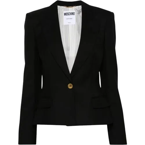 Blazers, female, , Size: XS Chic Blazer - Moschino - Modalova