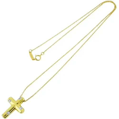 Pre-owned Jewellery, female, , Size: ONE SIZE Pre-owned Gold necklaces - Tiffany & Co. Pre-owned - Modalova