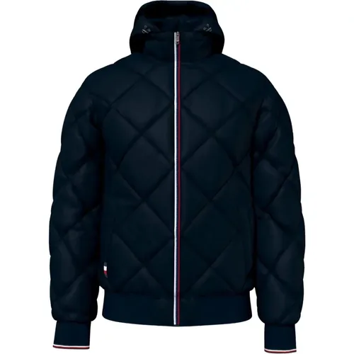 Gefütterte Jacke mit Kapuze - Tommy Hilfiger - Modalova