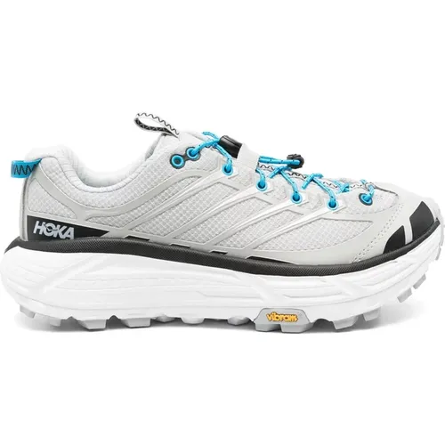 Sneakers, male, , Size: 8 US Light Grey Lace-Up Sneaker - Hoka One One - Modalova